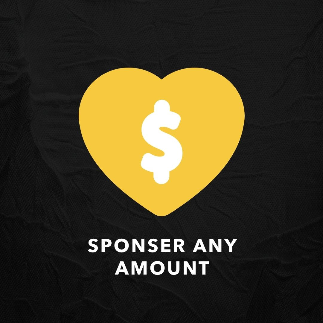 Sponsor any amount