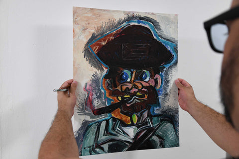 Smoking Guajiro by Kiki Valdes