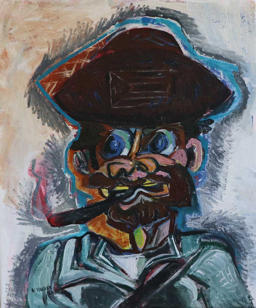Smoking Guajiro by Kiki Valdes